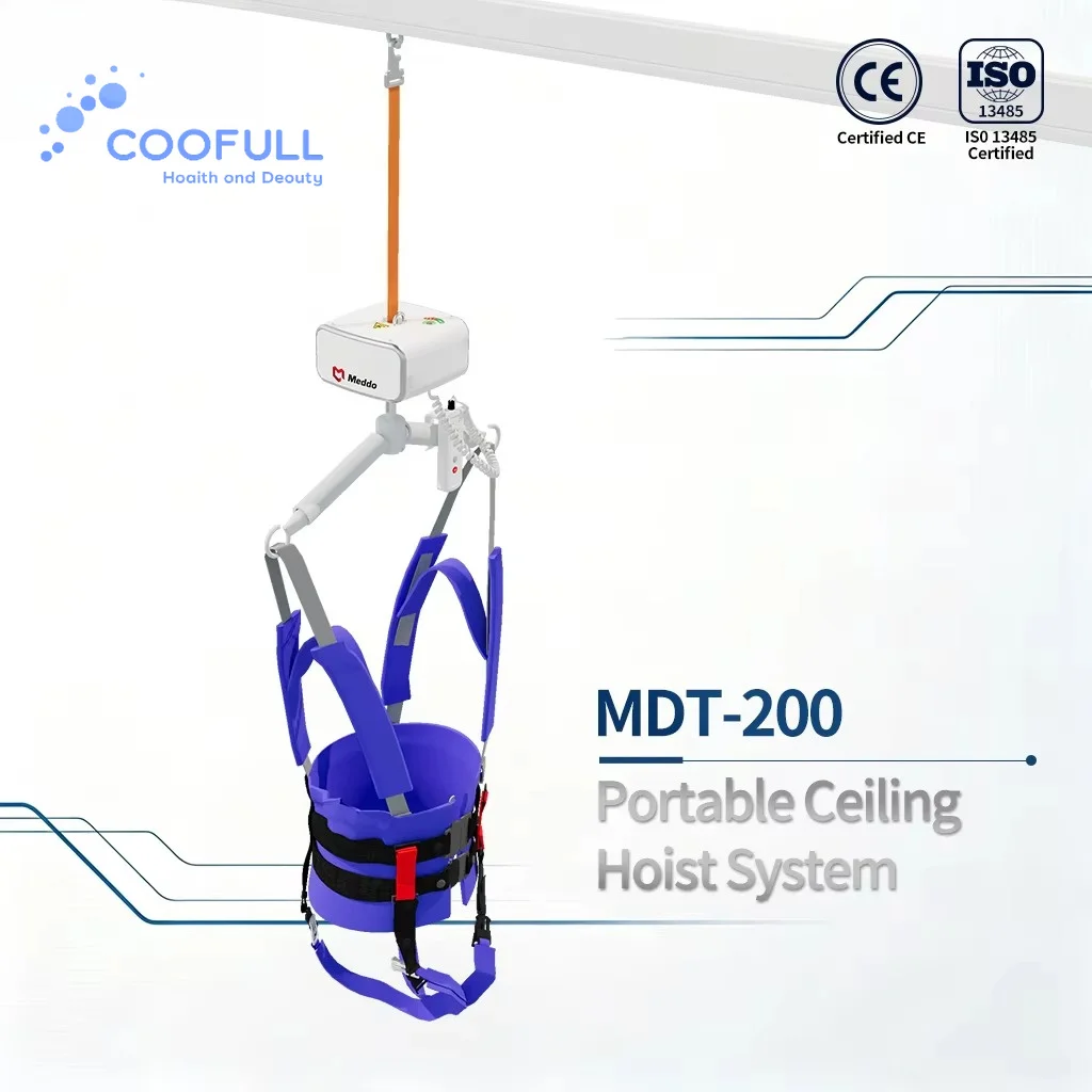 Coolfull Medical Grade Portable Ceiling Lift System 3.8kg Lightweight Compact Design for Disabled Bathroom Wheelchair Transfer