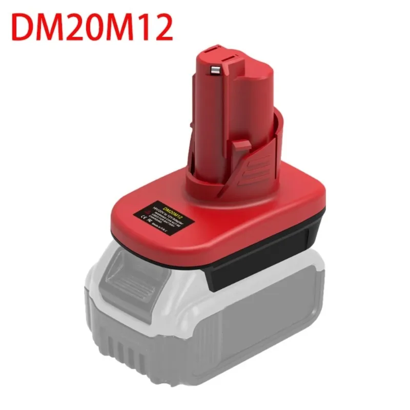 محول البطارية DM20M12/MT18M12 مناسب لمحول بطارية ماكيتا 18 فولت لميلووكي M18 18 فولت لبطاريات ليثيوم ديوالت 20 فولت