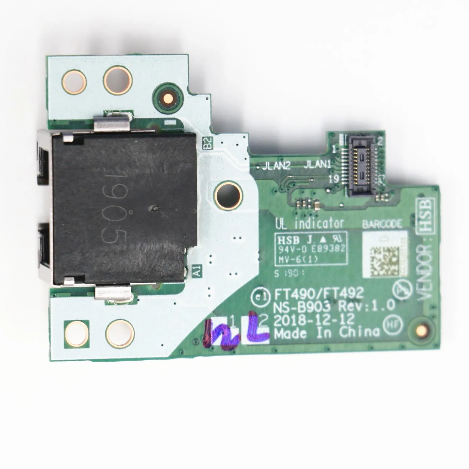 Schedina Di Rete Per Lenovo ThinkPad T490, P43s, T14 Gen 1/2 – Codice 02HK993 NS-B903