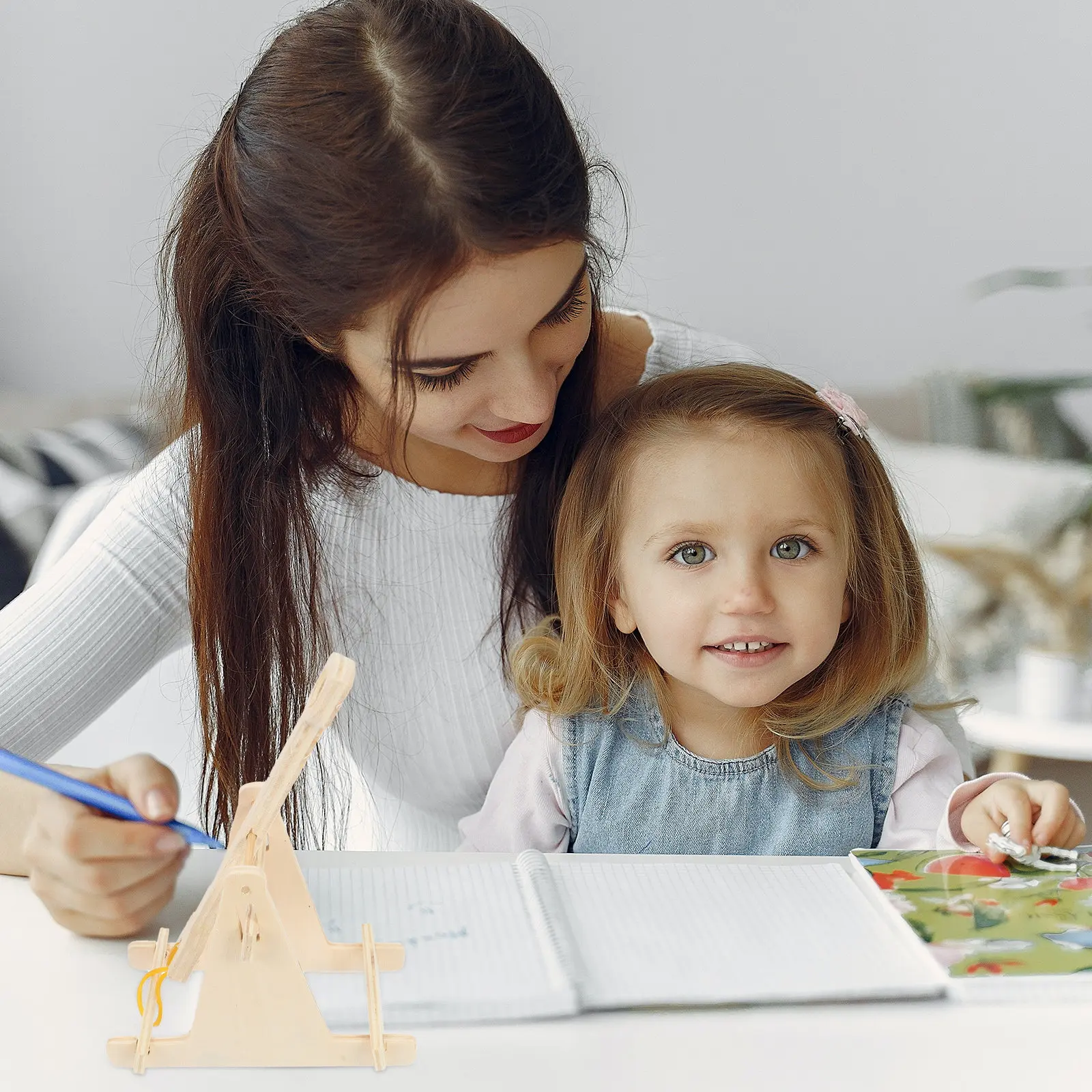 Kit de catapulte scientifique 2 pièces, ensemble d'activités STEM pour enfants, projet éducatif de construction pour l'apprentissage pratique et la réflexion créative