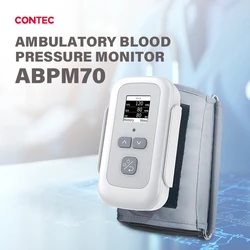CONTEC Ambulatory Blood Pressure Monitor 24h Upper Arm NIBP Holter Machine ABPM70