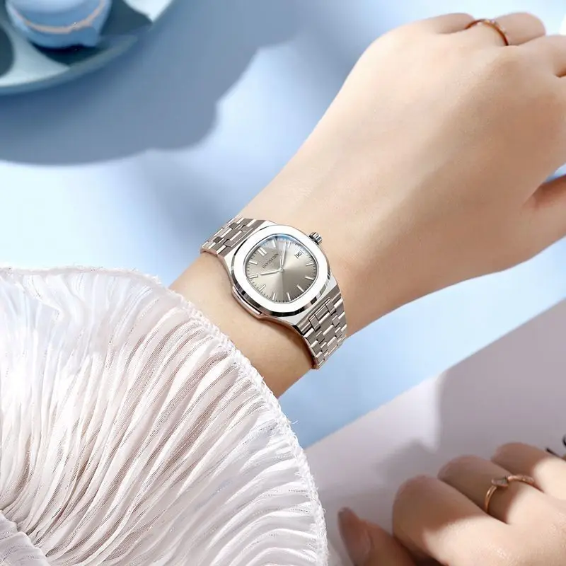 Luxury Classic Couple Watch Gift Waterproof Automatic Mechanical Watch Simple Personality Temperament Watch for Man and Women