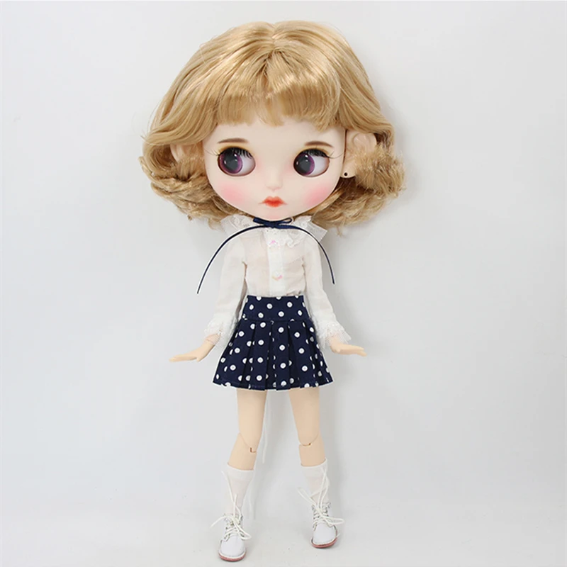 Outfit voor ijzige dbs Blyth pop Kanten jurk elegant en schattig pak 1/6 bjd ob24 anime meisje