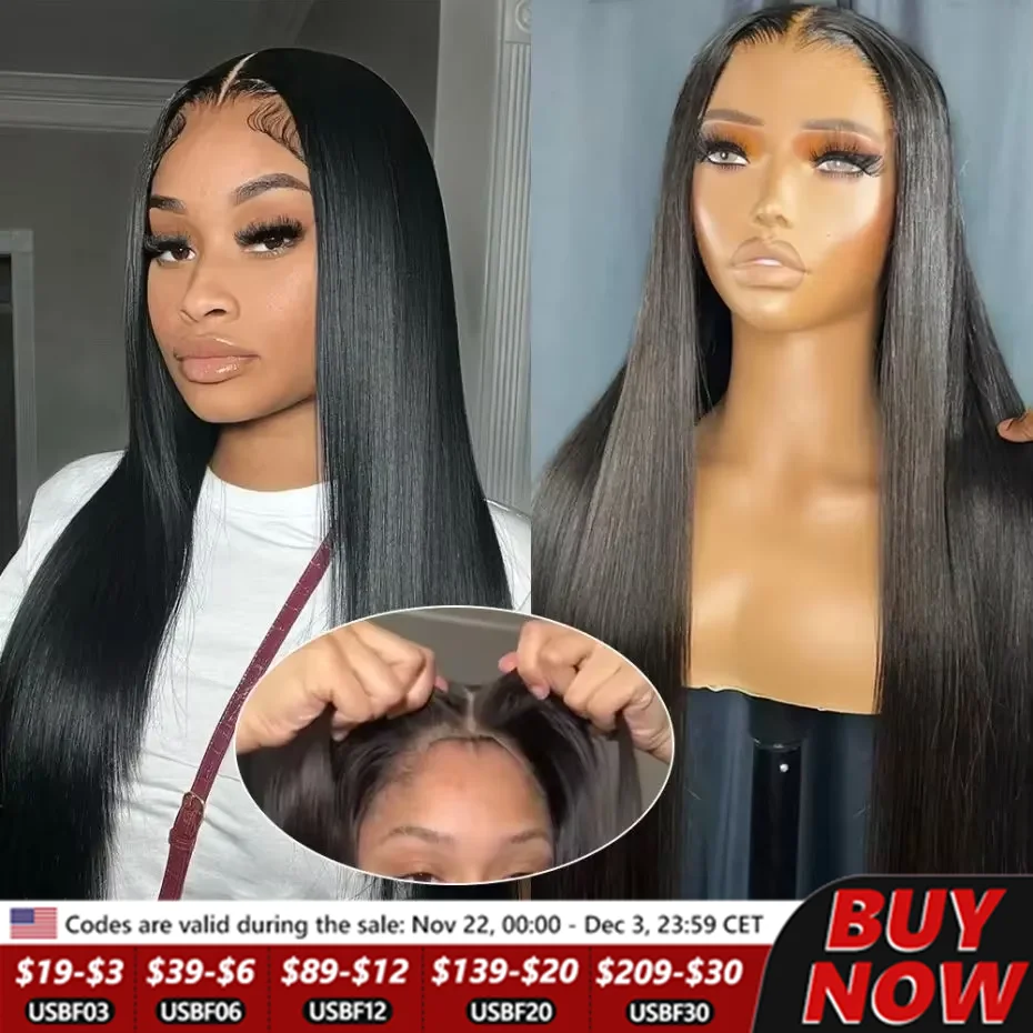 Pre Cut No Glue Bone Straight 6x4 Glueless Wigs Human Hair For Women Brazilian Glueless Wig Human Hair Ready To Wear Preplucked