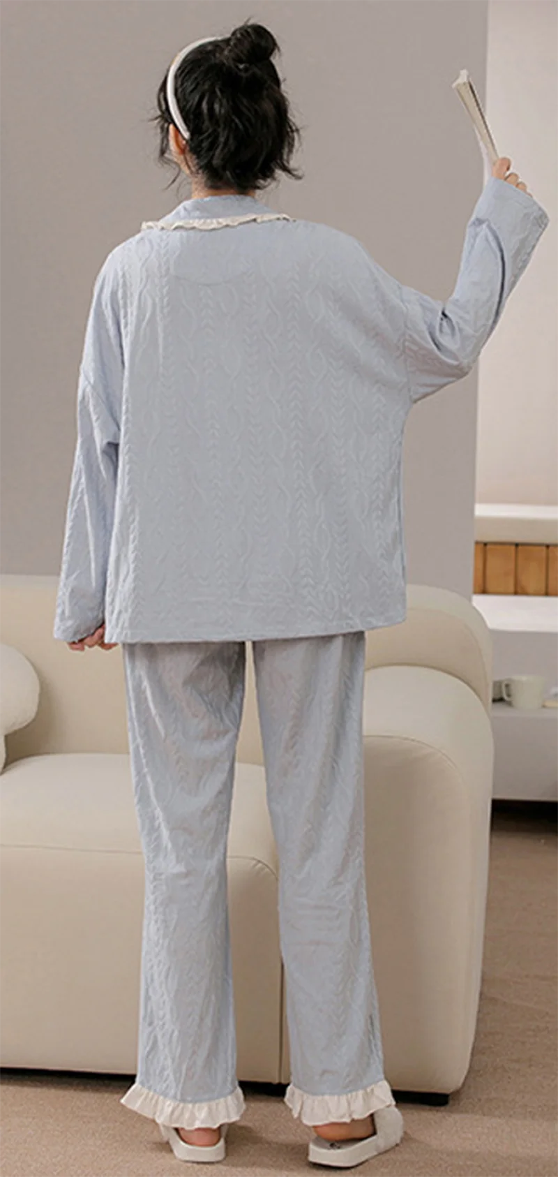 Осенне-зимняя удобная домашняя одежда, женские пижамы больших размеров, мужская модная домашняя одежда, домашние костюмы, одежда для пар с вышивкой