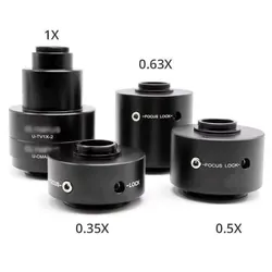 0.35X-1X Microscope Reduce Lens C-Mount CCD Camera Adapter for Olympus Trinocular Microscope