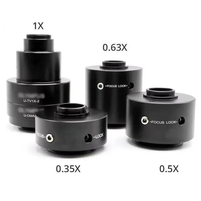 0.35X-1X mikroskop zmniejsz obiektyw c-mount kamera CCD Adapter do mikroskopu stereoskopowego Olympus