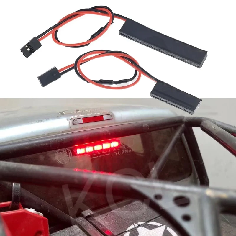 Fanale posteriore rosso a LED luce freno 5V per 1/10 RC Crawler Car TRX4 SCX10 D90 RC camion per percorsi brevi Monster Truck