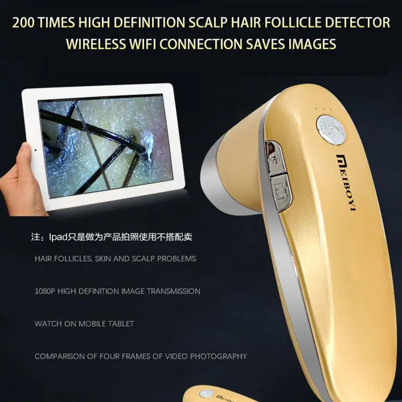 Facial Skin Diagnosis Super Scope Camera Digital Hair Follicle Digital Scalp Hair Scanner Analyzer