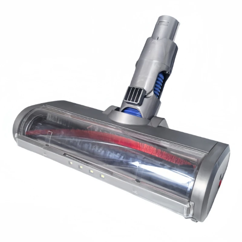 مرفق مكانس A44F لـ Dyson V6 DC58 DC59 DC62 DC72 رأس فرشاة أرضية محرك مباشر مع ضوء غبار لمنظف الخشب الصلب