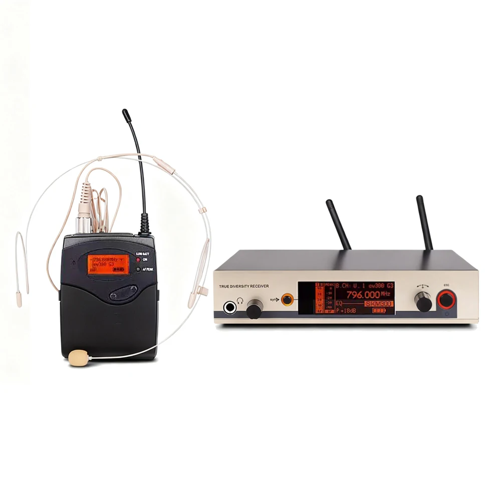 EW300G3(Full Set) Professional Wireless Handheld Karaoke Microphone with Volume Control and Data Cable-Audio Equipment