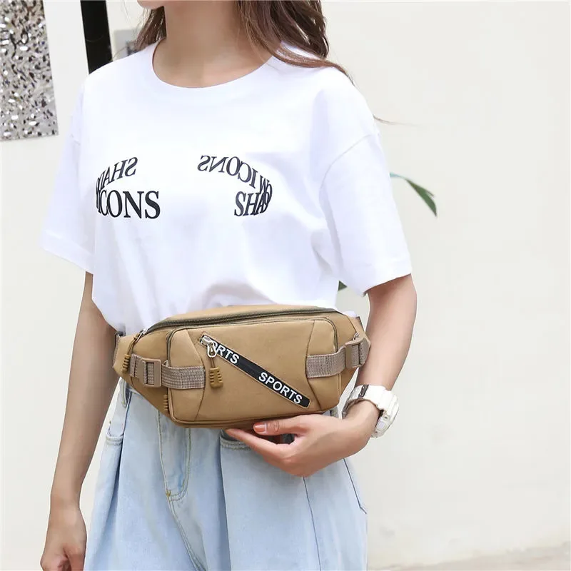 Camouflage Mountaineering Fanny Pack Men and Women Fashion Trend Running Sports Cell Phone Bag Riding Shoulder Crossbody Bags