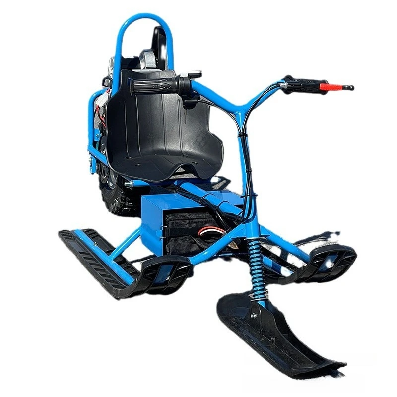 

Electric Snowmobile with Hand Brake, 12V Battery Powered Outdoor Winter Vehicle for Kids , Anti-Slip Sea & 3Speed Modes,