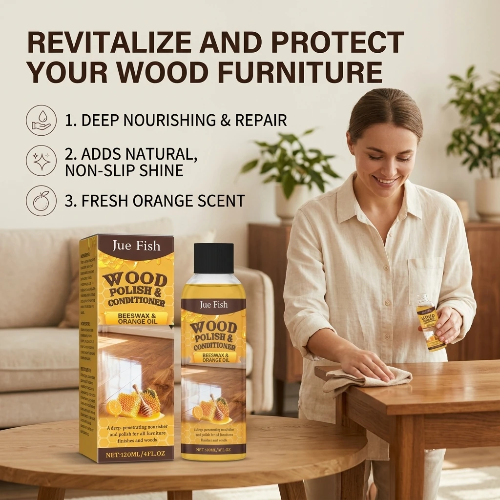 Wood Beeswax Polishing Agents Nourishing Removing Scratches Boost Gloss & Prevent Dry Cracking Multi-purpose Furniture Care Oil