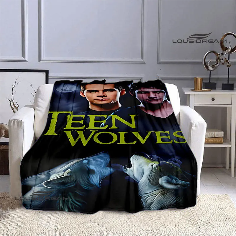 Movie Teen Wolf Printing blanket warm Flange blanket picnic blanket  Home travel blanket bed linings birthday present