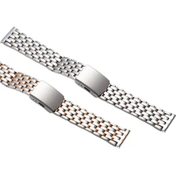 22mm 20mm Stainless Steel Watch Band for Samsung Galaxy Watch 46mm 42mm Gear S3 Active 2 Classic Bracelet Strap for Amazfit bip