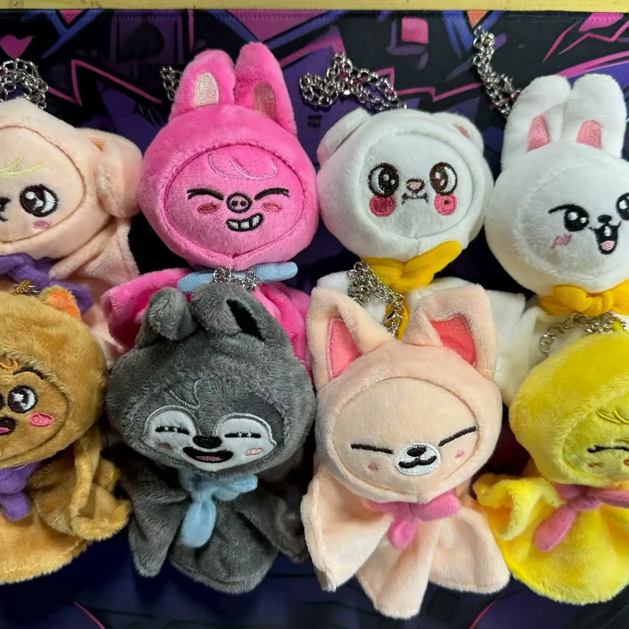 

Kawaii Stay SKZ Keychain Pendant Fang Can Li Minhao Li Longfu Felix Support the same sunny day doll fan Christmas gift