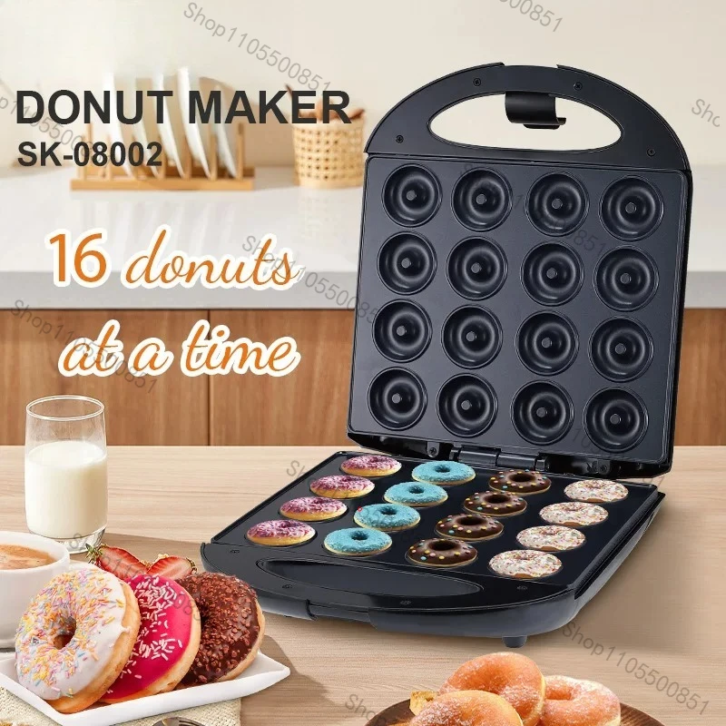 16-Hole electric cake pan, breakfast machine, donut machine, fried steak machine