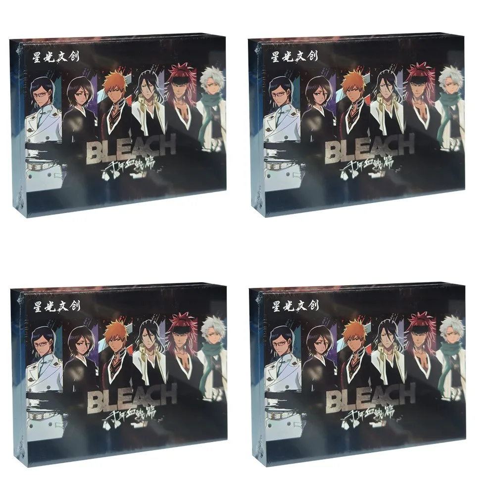 

Wholesale 4 Boxes Bleach Collectible Cards Full Set Original Collection Anime Characters Anime Cartas Games Card Box Wholesale