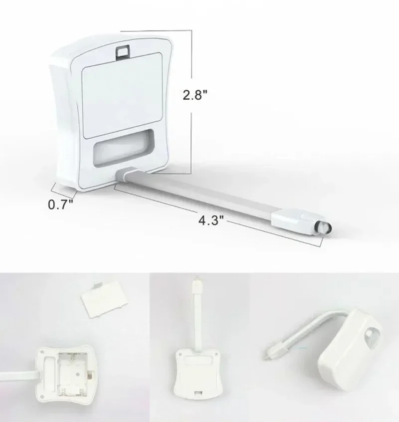 WC-WC-LED-Leuchten, intelligenter PIR-Bewegungsmelder, Sitz-Nachtbeleuchtung, 8 Farben, AAA-batteriebetriebene Hintergrundbeleuchtung für Schüssel