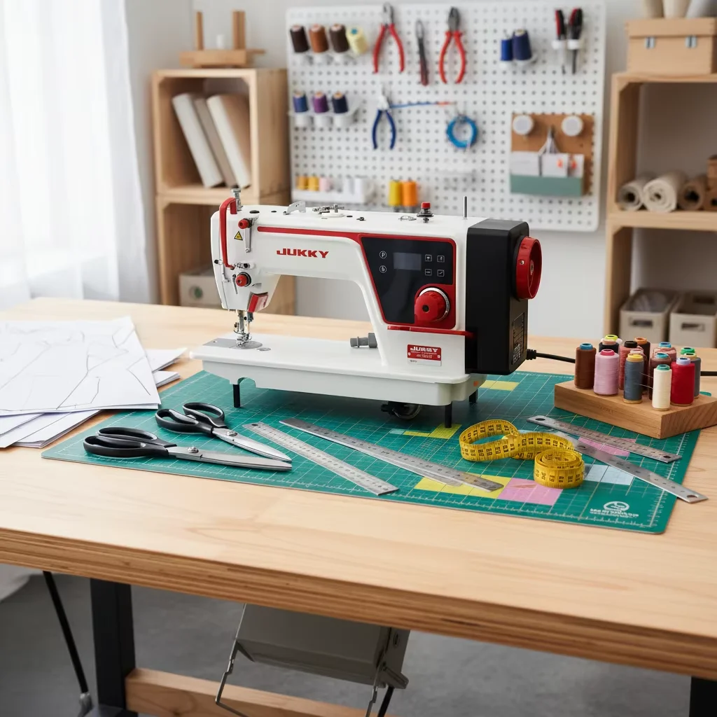 High-speed Direct Drive Lockstitch Sewing Machine JK9807 New Model Sewing Machine with Built-in Servo Motor
