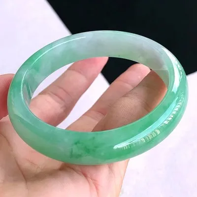 Natural Myanmar Jade 54mm-62mm bracelet exquisite princess bracelet to send girlfriend to send mother Hetian jade