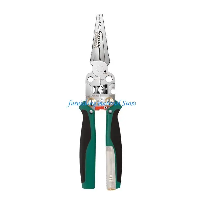 Y5GD Wire Cutter Steel Blade with Voltages Detector Comfortable AntiFatigue Design