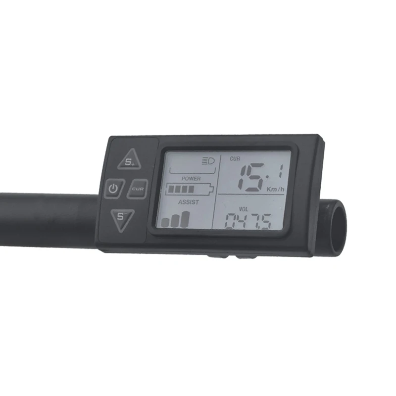 861-SM Misuratore per bici elettrica Display LCD Schermo 24V-60V Display della velocità del pannello di controllo dello strumento per scooter elettrico