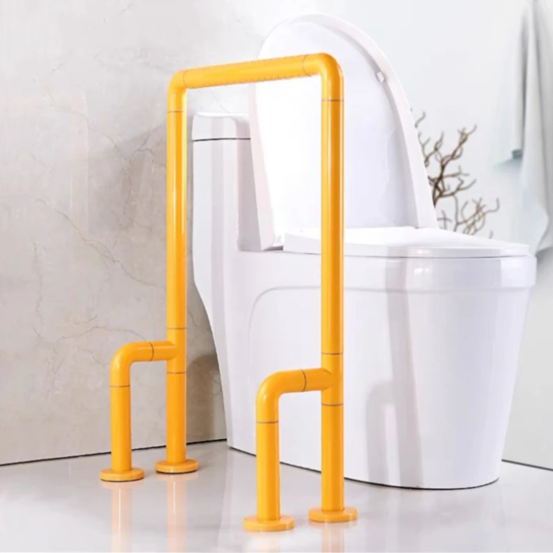 

Поручень для унитаза, противоскользящий поручень для инвалидов для ванной комнаты, защитные поручни из нержавеющей стали с ножкой для пожилых людей