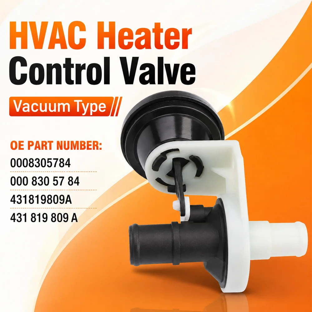 For Mercedes-Benz 190D 190E W201 1984 1985 1986 1987 1988 1989 Heater Control Water Valve 0008305784 431819809A Car Accessories