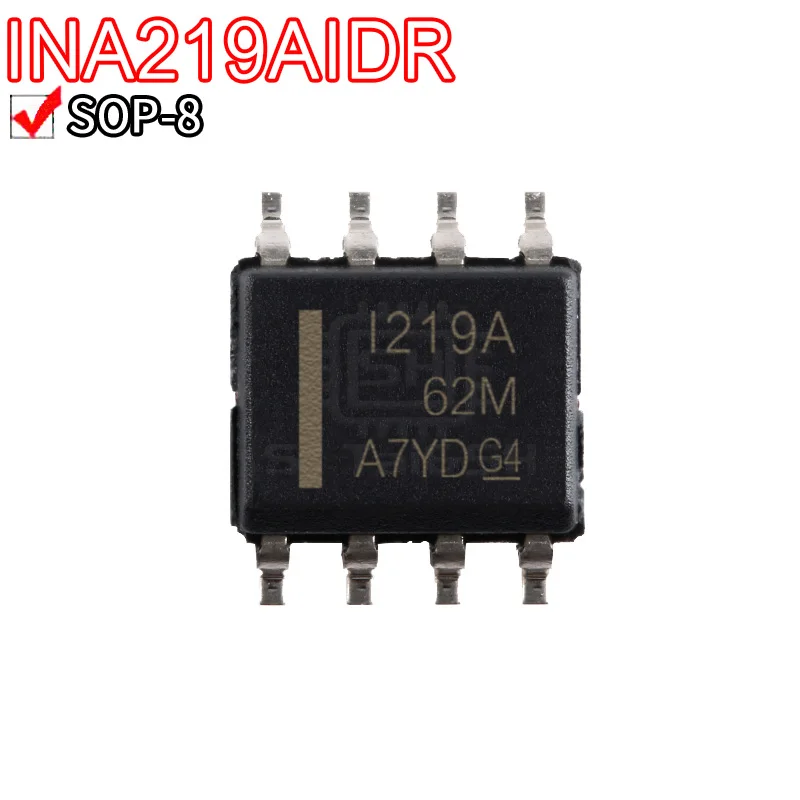 INA219AIDR SOP-8 I219A 1219A, 5 PCes