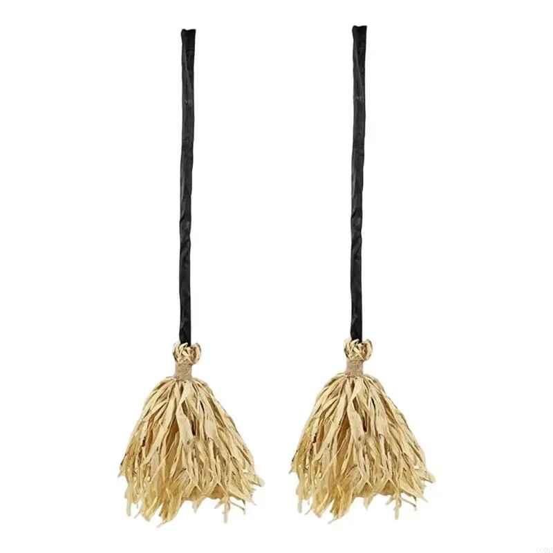 CORB Electric Floating Witch Broomsticks Props for Entryways and Seasonal Party Decors