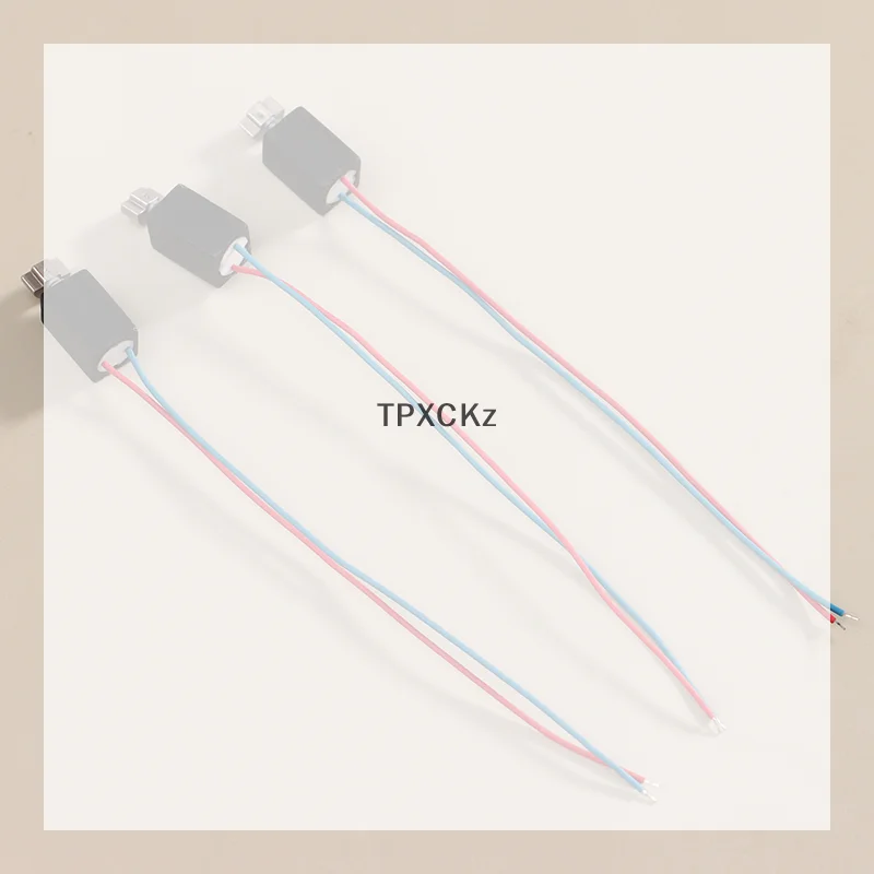 /TPz/5Pcs 4mm*8mm 0408 Mini Micro Vibration Motor DC 3V Hollow Cup Coreless Motor Small with Eccentric Wheel DIY Massager Toy