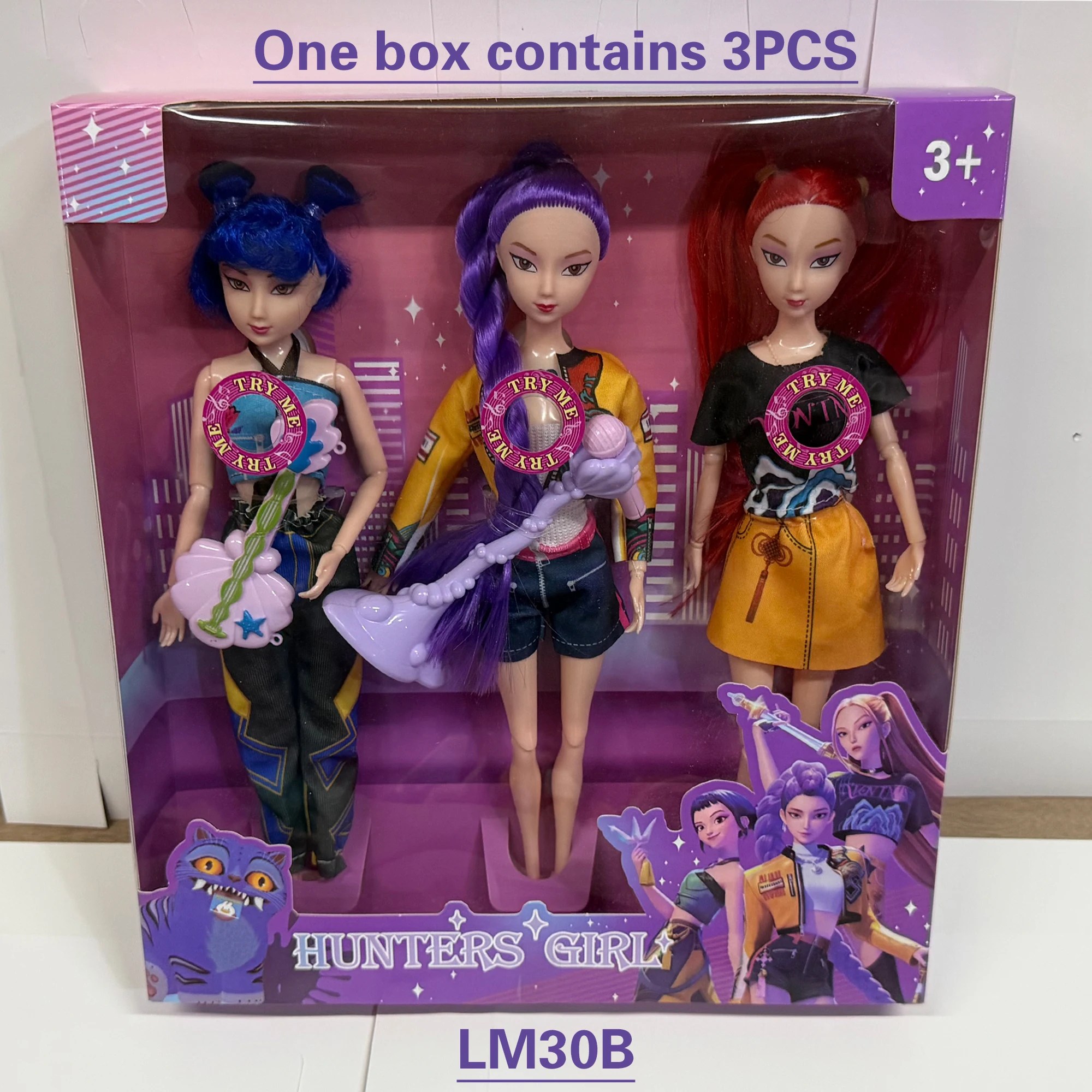 ตุ๊กตาไวนิลตัวละครอนิเมะ K-Pop Demon Hunters รุ่นใหม่ ปี 2026 รูมิ มิรา โซอิ พร้อมหน้ากาก ของเล่นสะสม ของขวัญสำหรับแฟนคลับ