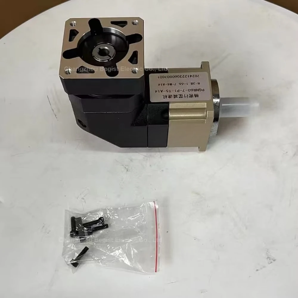 Industrial Grade 60mm Right Angle Planetary Gearbox Helical Gear High Rigidity Gearbox for High Efficiency Agricultural