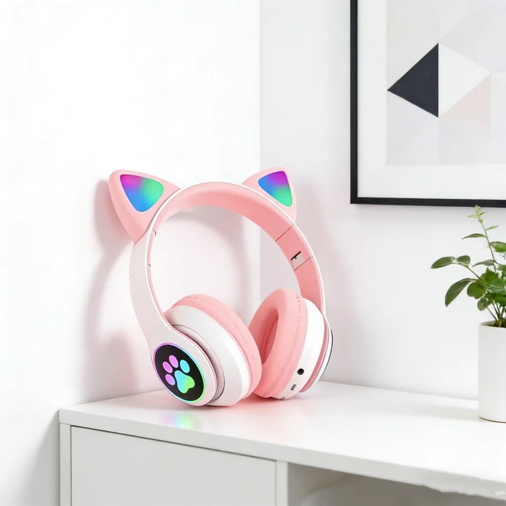 Wireless Headphone Cute Cat Bl - огляд і ціна Home Office Headset