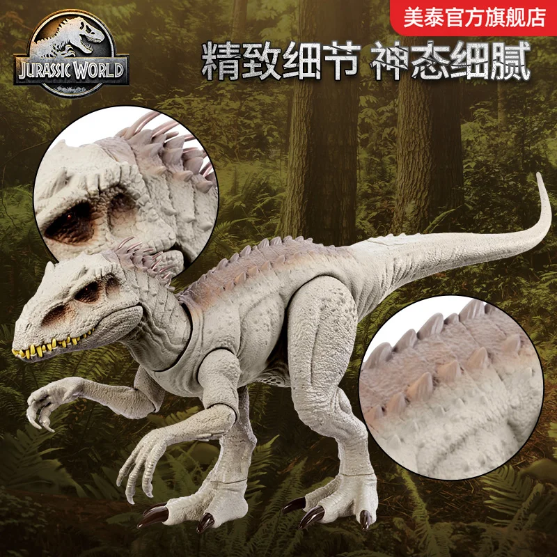 Meitai jurassic world camuflagem ataque tiranossauro rex simulação figura de ação modelo de brinquedo para presentes de aniversário