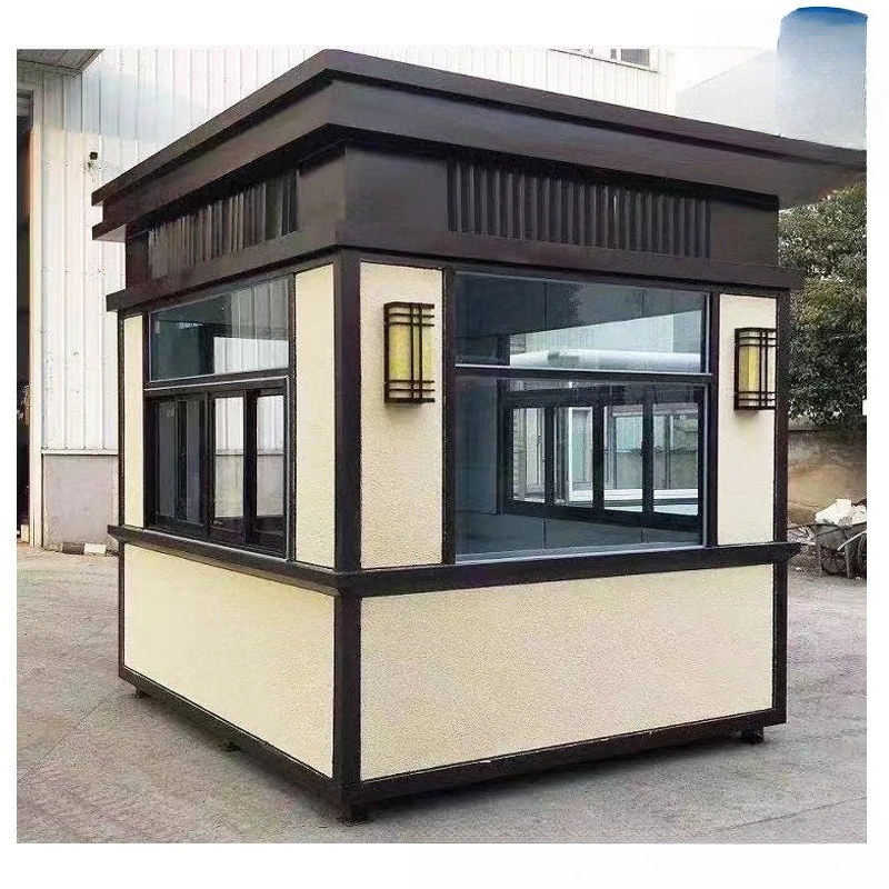 

Security booth outdoor mobile guard on duty, mobile security booth doorman room