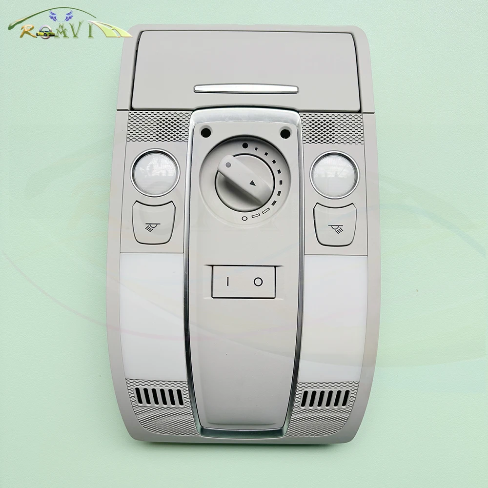 Roavia For Audi A6L C6 Q7 2005-2011 Car Front Ceiling Lamps Kit Panel Cover Frame Button Switch and Circuit Board