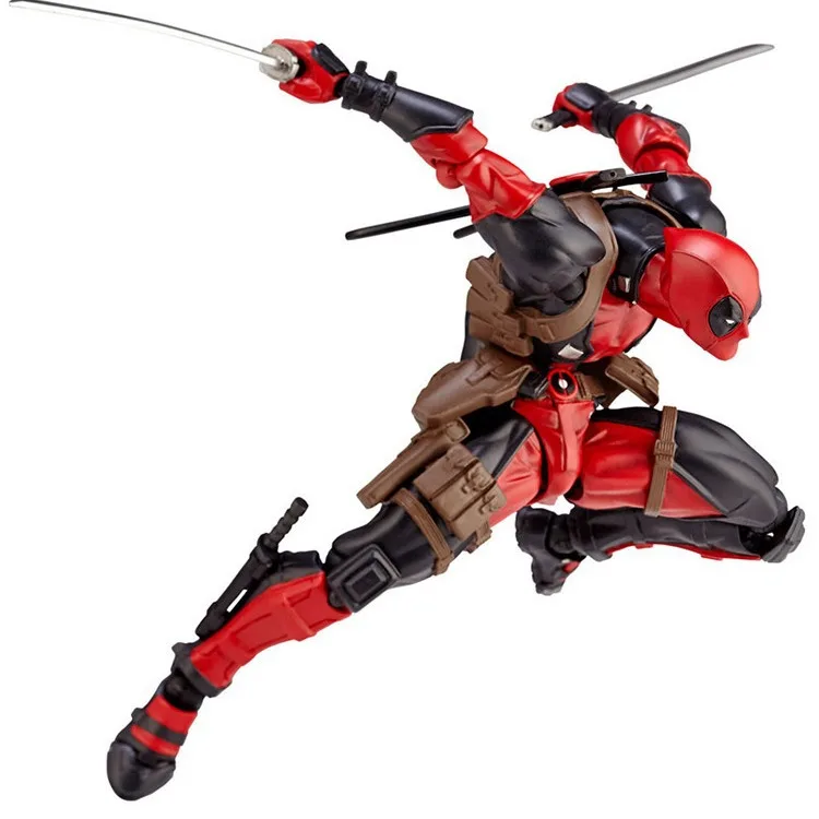 16CM Yamaguchi Revoltech EPIC Deadpool Action Figure Ultimate X-Men Deadpool Super Hero Figure Toys Collectible Model Doll Gifts