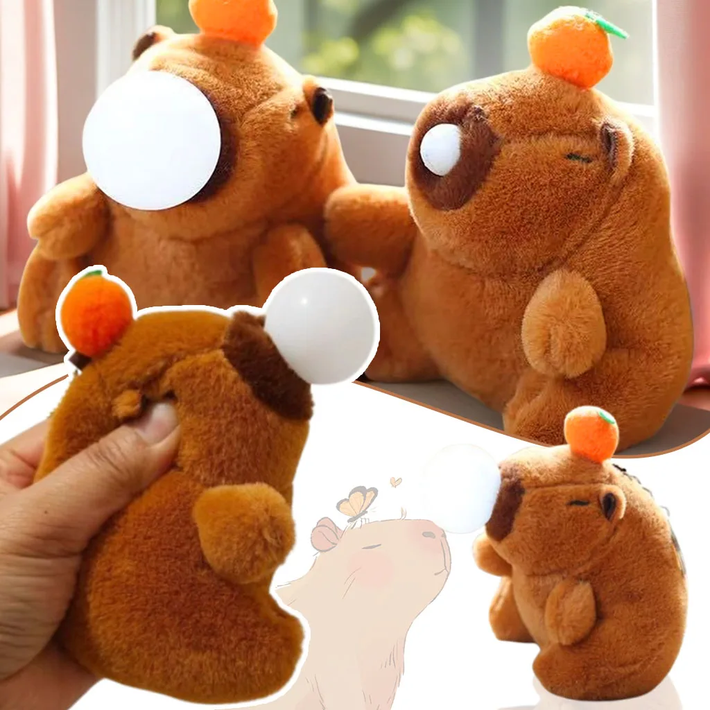 

1-20 шт. плюшевые плюшевые пузыри капибара ключ кулон милый брелок для маленьких детей школьный рюкзак подвесной подарок реквизит для фотосъемки Декор