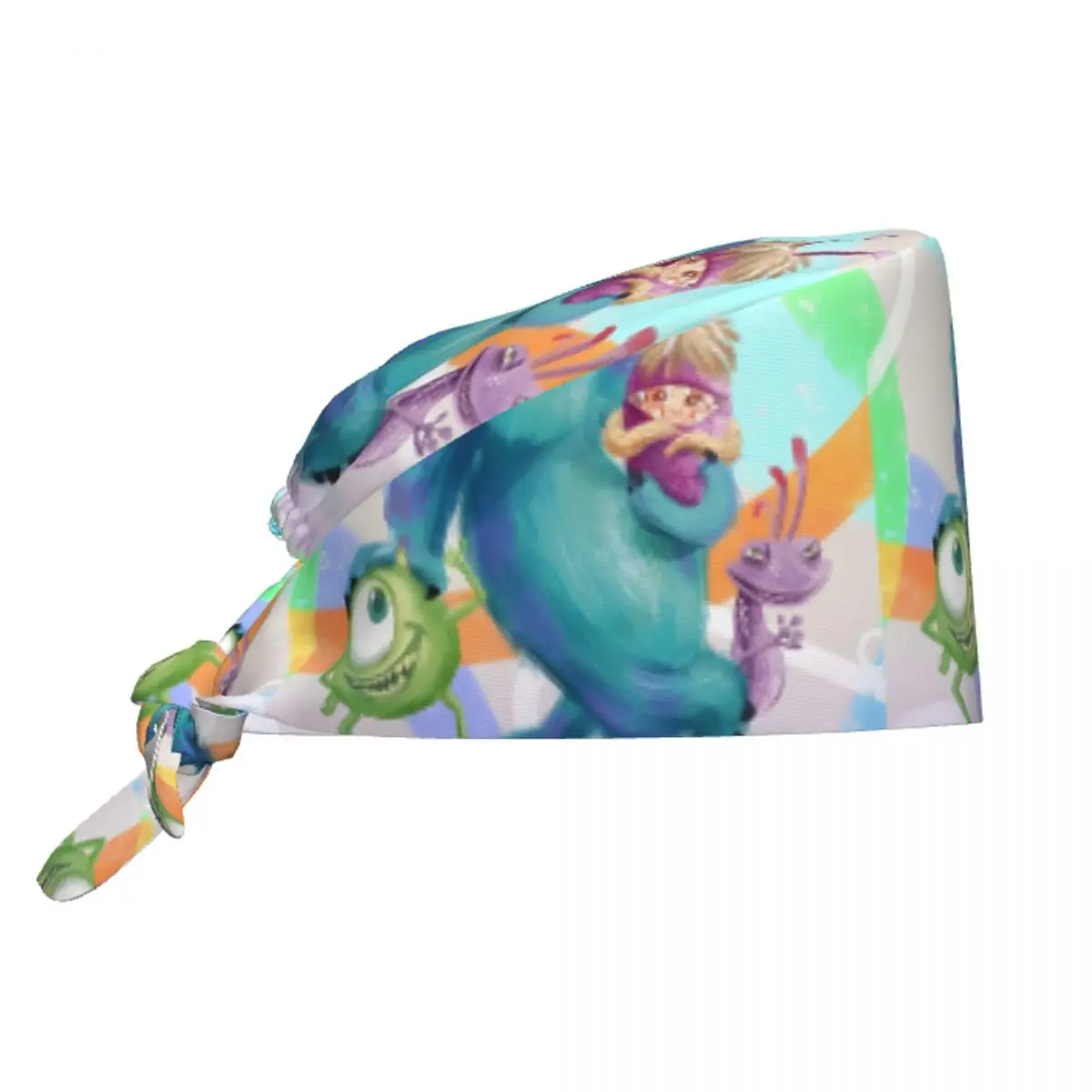 

Регулируемая рабочая шапка Sullivan Mike University для мужчин и женщин, шапочки-скрабы с монстрами, скраб для медсестер, доктор, хирург, кепка для шеф-повара