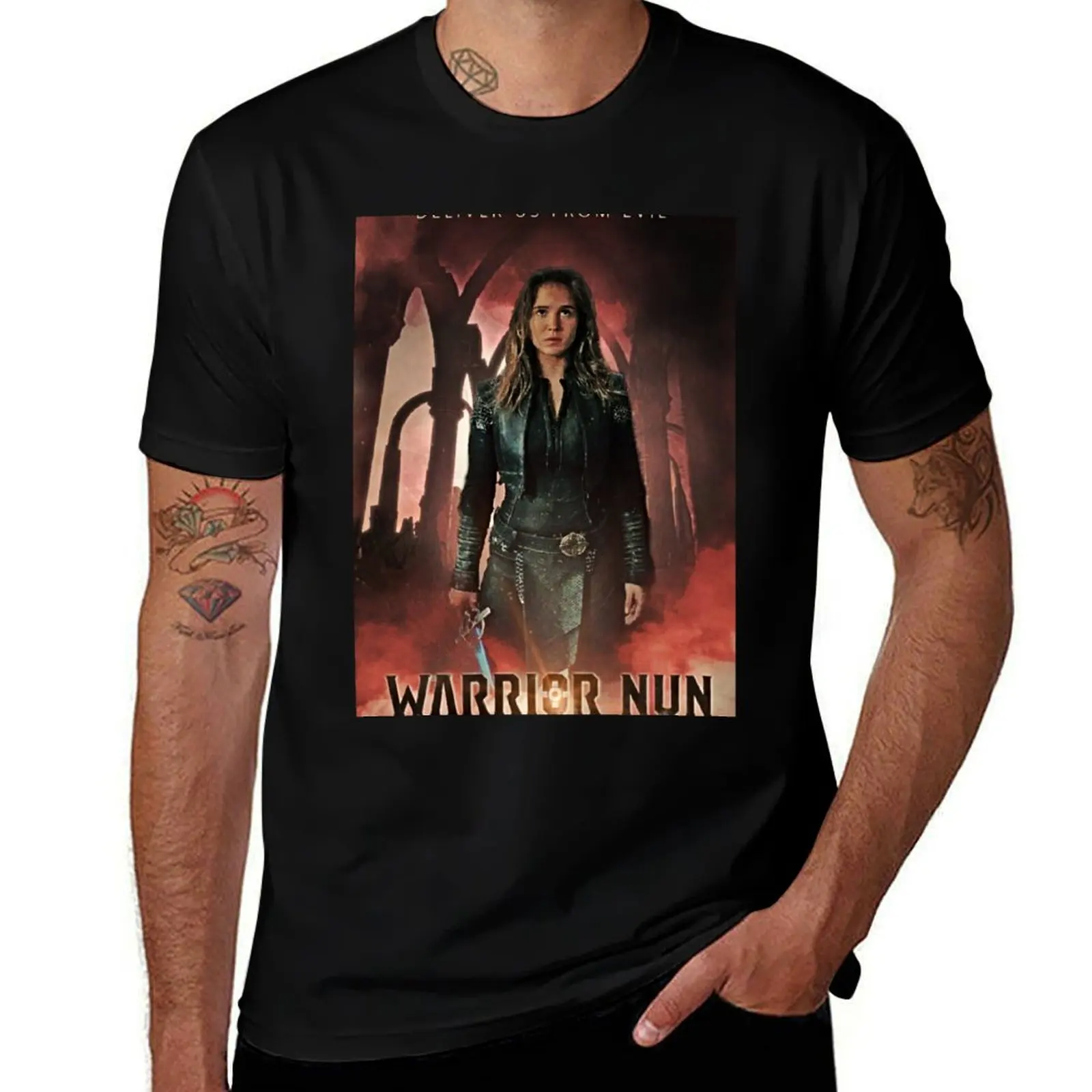 Футболка Warrior Nun - Ava Silva, повседневная футболка для ежедневной носки