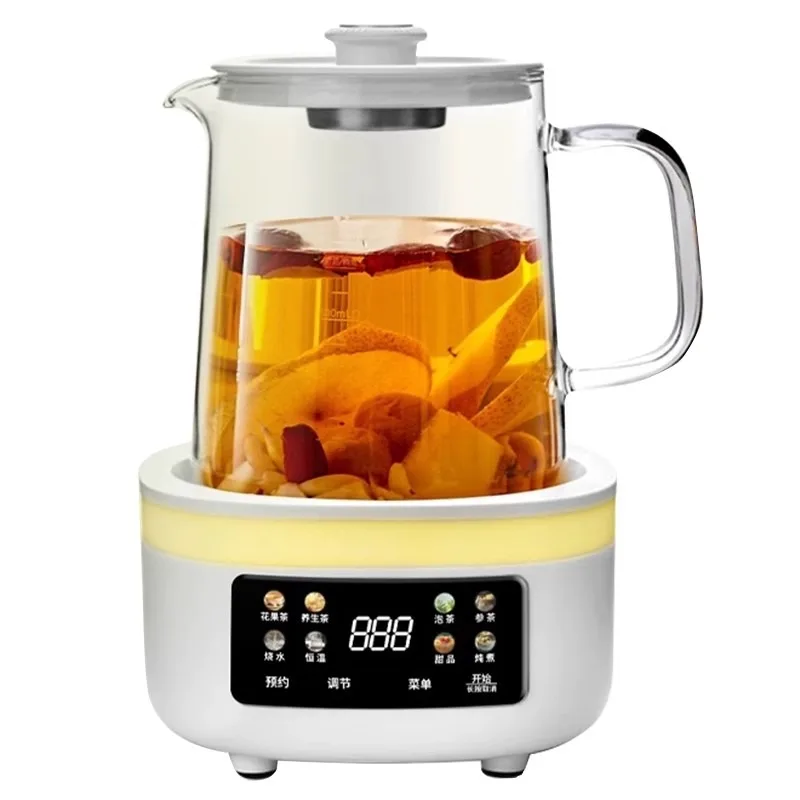 

Health pot Household multi-functional small office boiled flower teapot Glass kettle constant temperature 1.2L