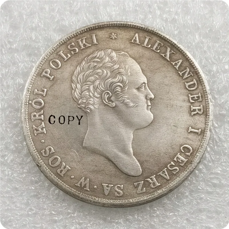 تقسيم روسي لبولاندا ، بولسكيتش-الكساندر I Copy Coin ، 10 ولايات بولندية ، من 10 ولايات