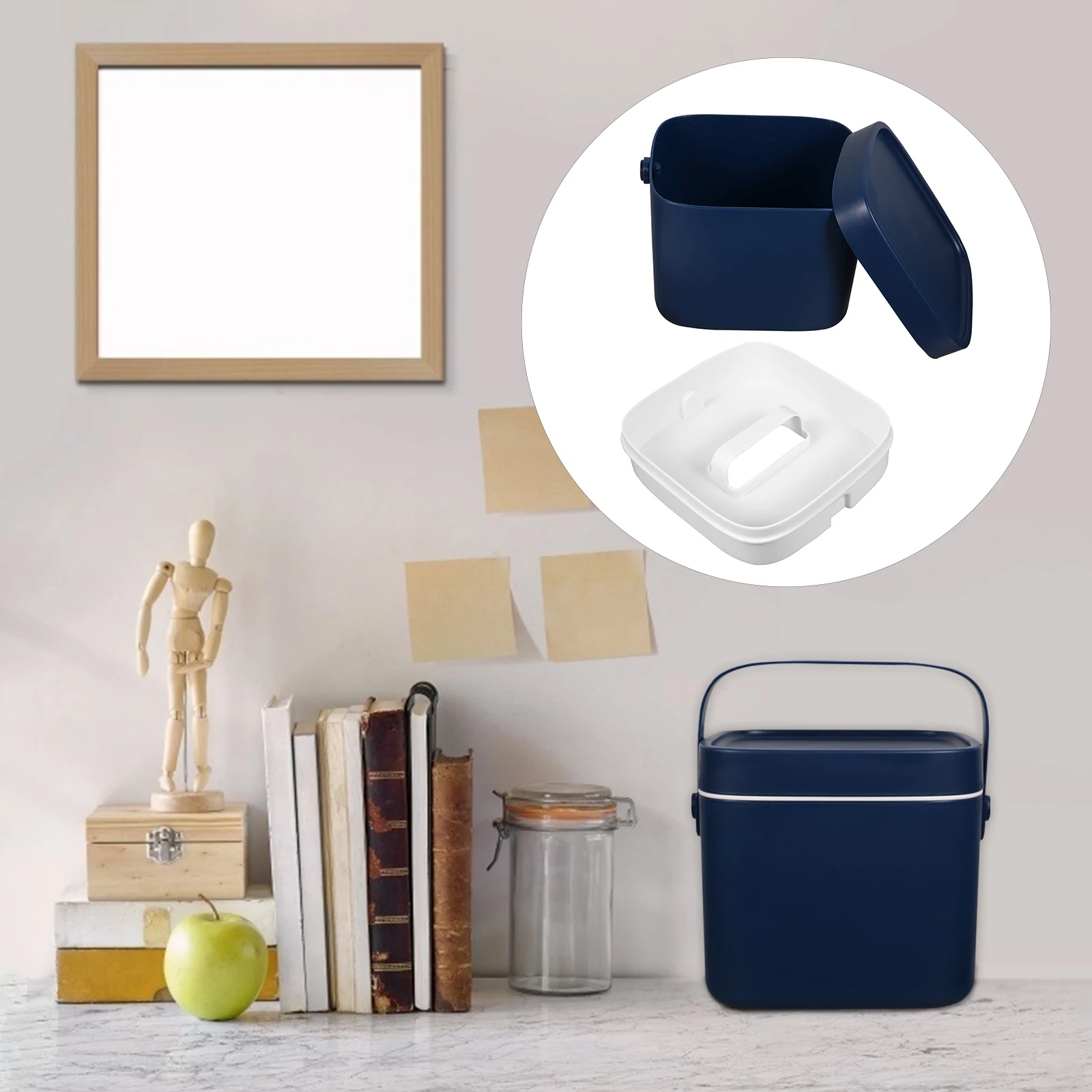 

Plastic Storage Box Household ganizer Portable Container Dustproof Moistproof Lightweight Clean Neat Home Storage