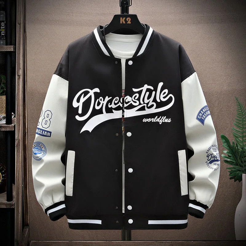 2024 Spring and Autumn New Fashion Trend Printed Baseball Jacket Men Casual Loose Comfortable Handsome High Quality Coat M-4XL