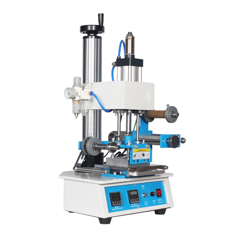 

Pneumatic Leather Hot Foil Stamping Machine 110*120mm Heat Press Machines