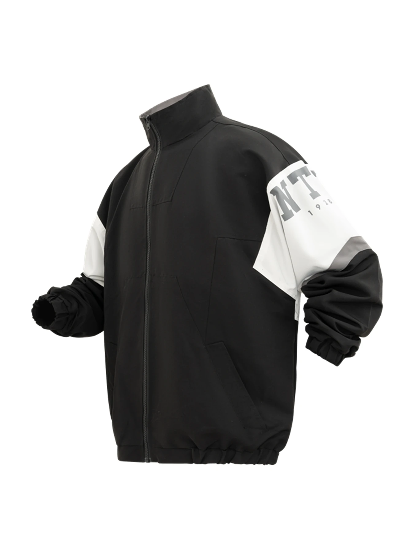 Men's Vintage Loose Campus Jacket Baseball Uniform Cardigan Autumn Spring Casual Sportswear