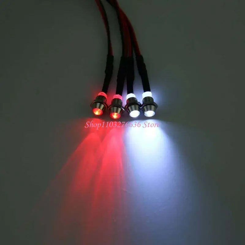 R6FD RC Lamp Kits Light for w/ Long Length Wire of Digital Control Model Car 1